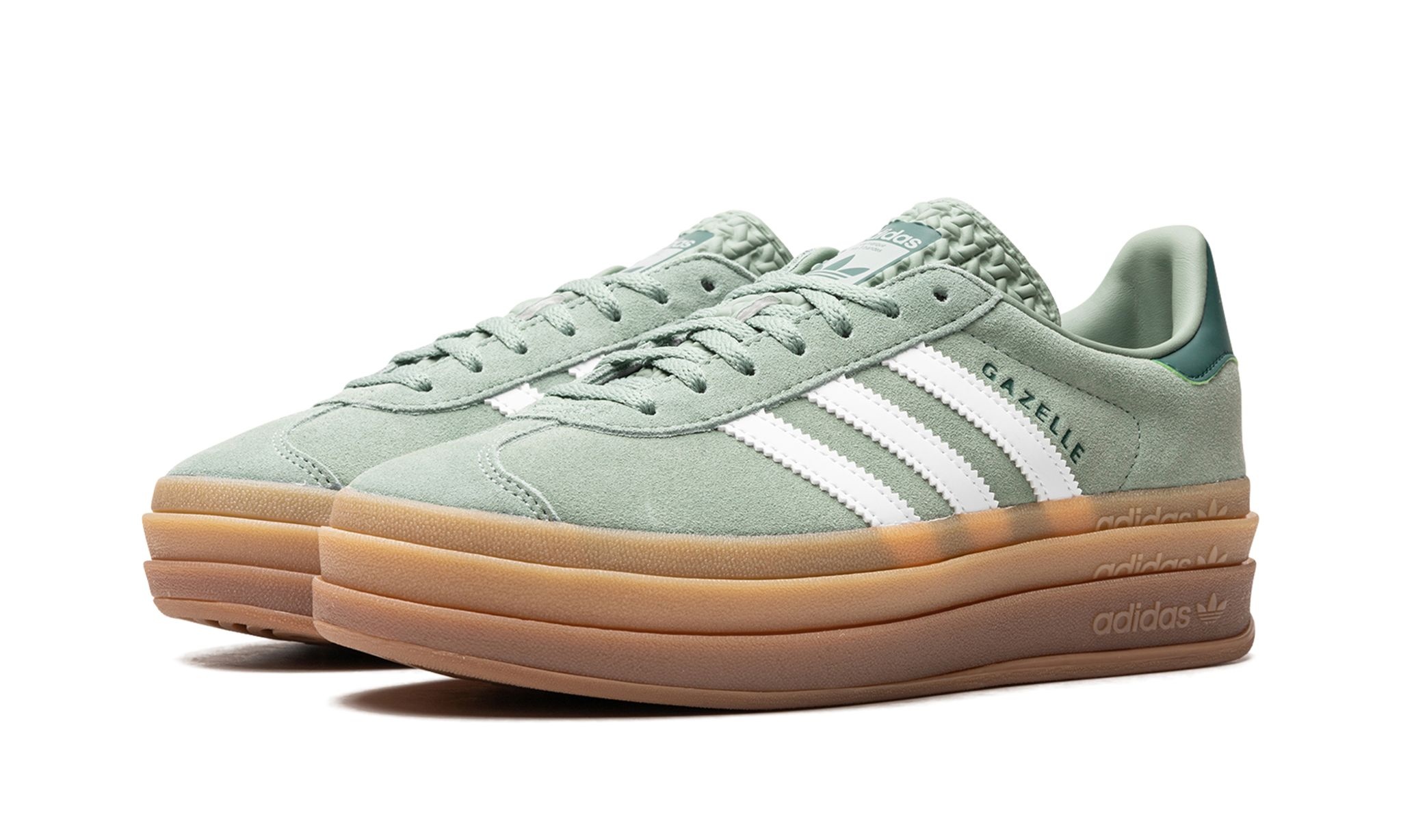 Adidas Gazelle Bold Wmns "Silver Green Gum" - 2