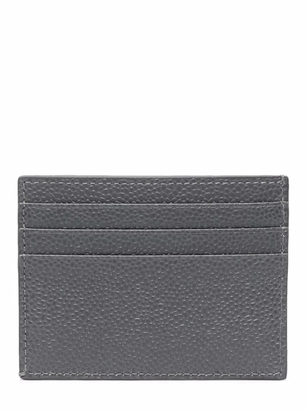 Pebble Grain Note Compartment Card Holder Men - 2