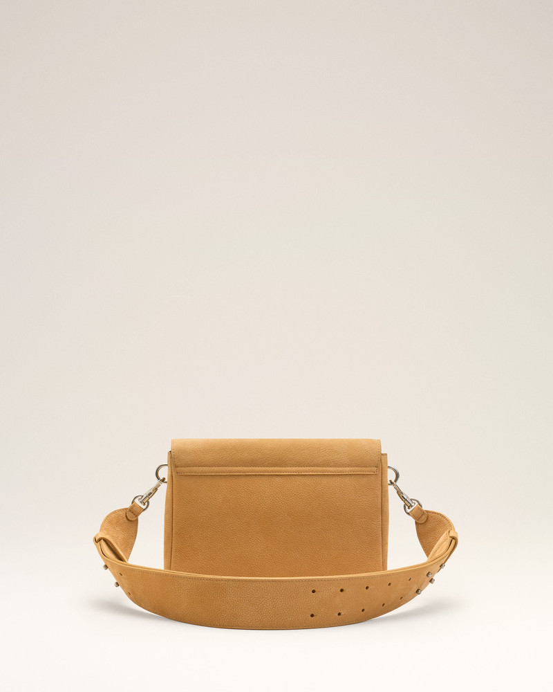 YELLOW COW LEATHER FLAP MESSENGER CARROUSEL BAG 5