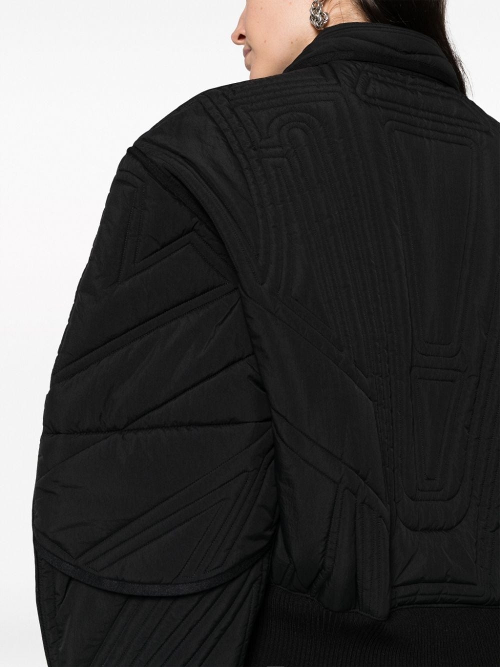 quilted bomber jacket - 5