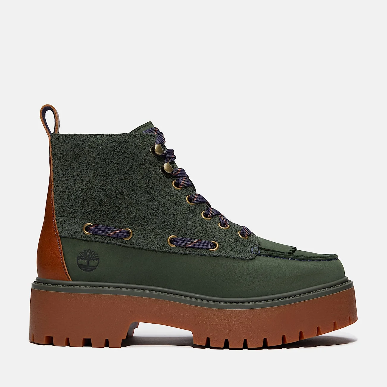 Women’s Stone Street Platform Kiltie Boot - 1
