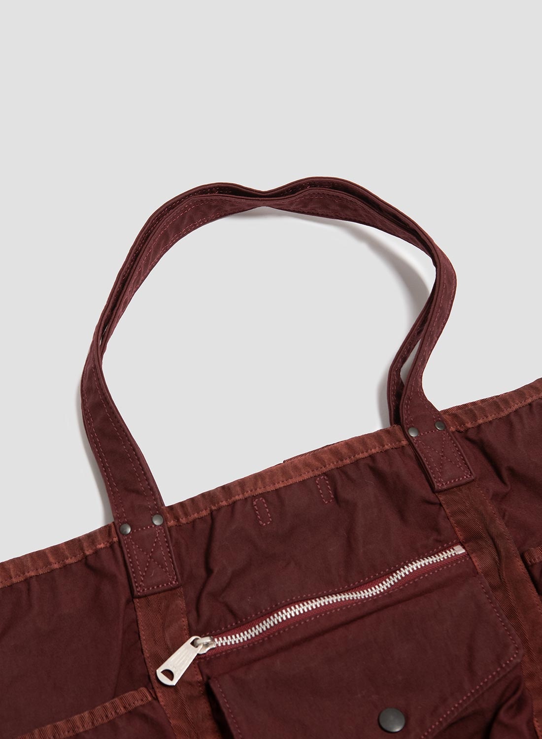 Porter-Yoshida & Co Crag Tote Bag in Burgundy - 4