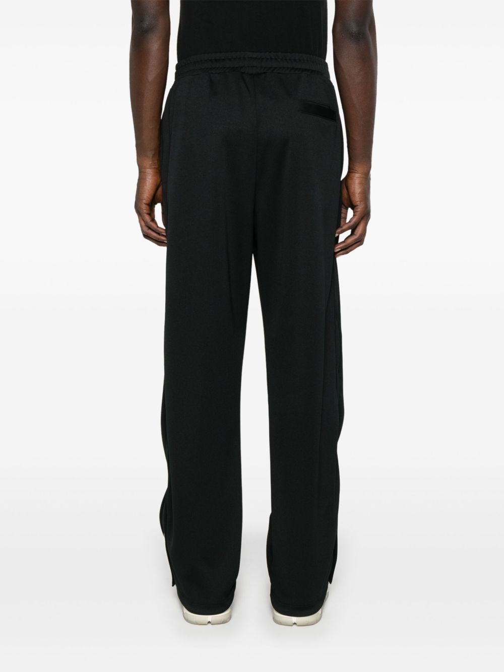 button-detail track pants - 4