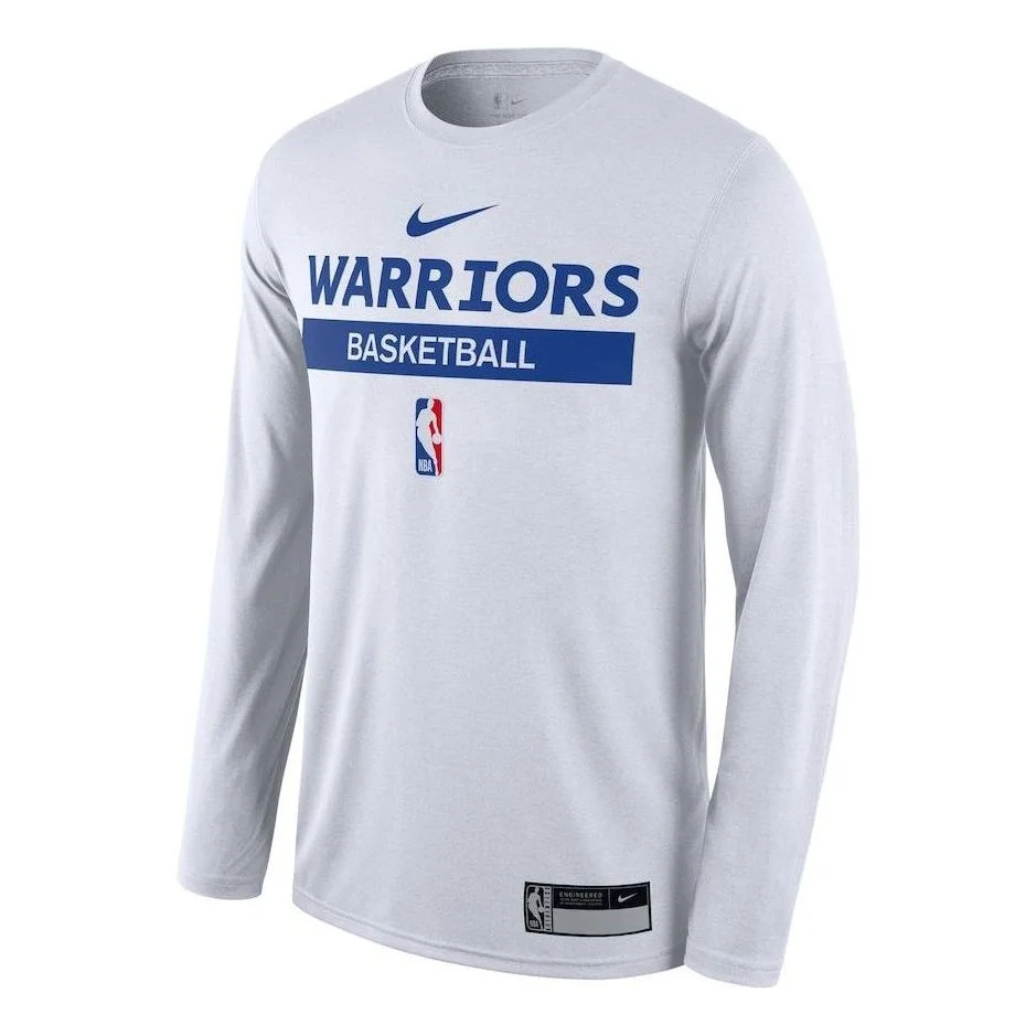 Nike Golden State Warriors Practice Long Sleeve T-Shirt 'White' DR6517-100 - 1