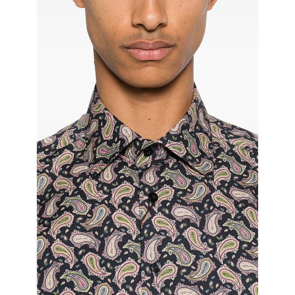 Etro Blue Shirts Men - 5