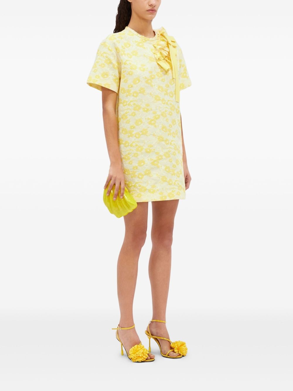 floral-print dress - 2