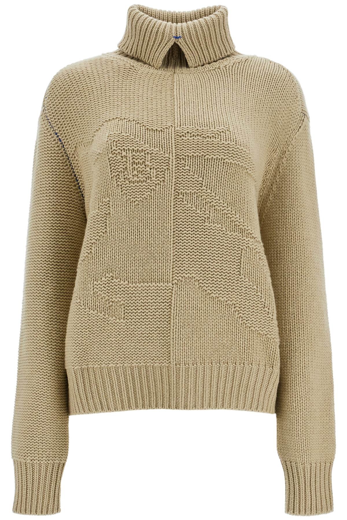 CASHMERE SWEATER WITH EKD DESIGN - 1