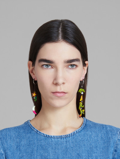 Marni MARNI X NO VACANCY INN - EARRINGS WITH GREEN RED AND YELLOW PENDANTS outlook