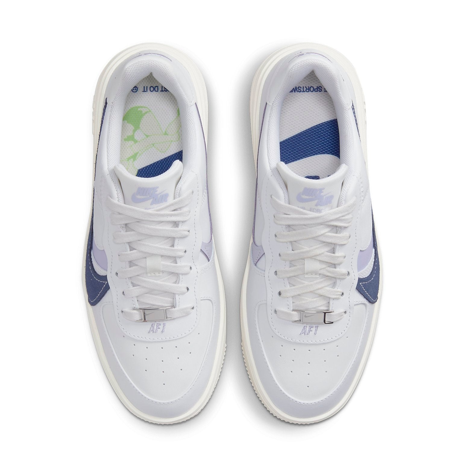 (WMNS) Nike Air Force 1 PLT.AF.ORM 'Summit White Oxygen Purple' FD0382-121 - 4