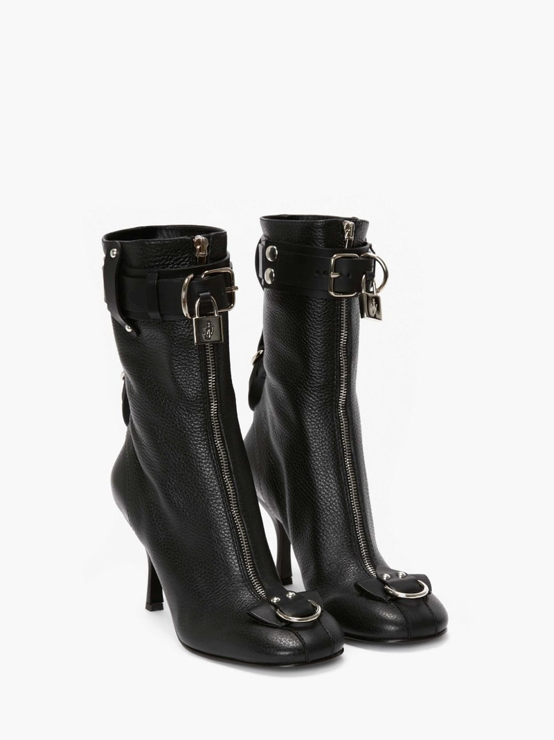 JW Anderson PADLOCK ANKLE HEEL BOOTS outlook