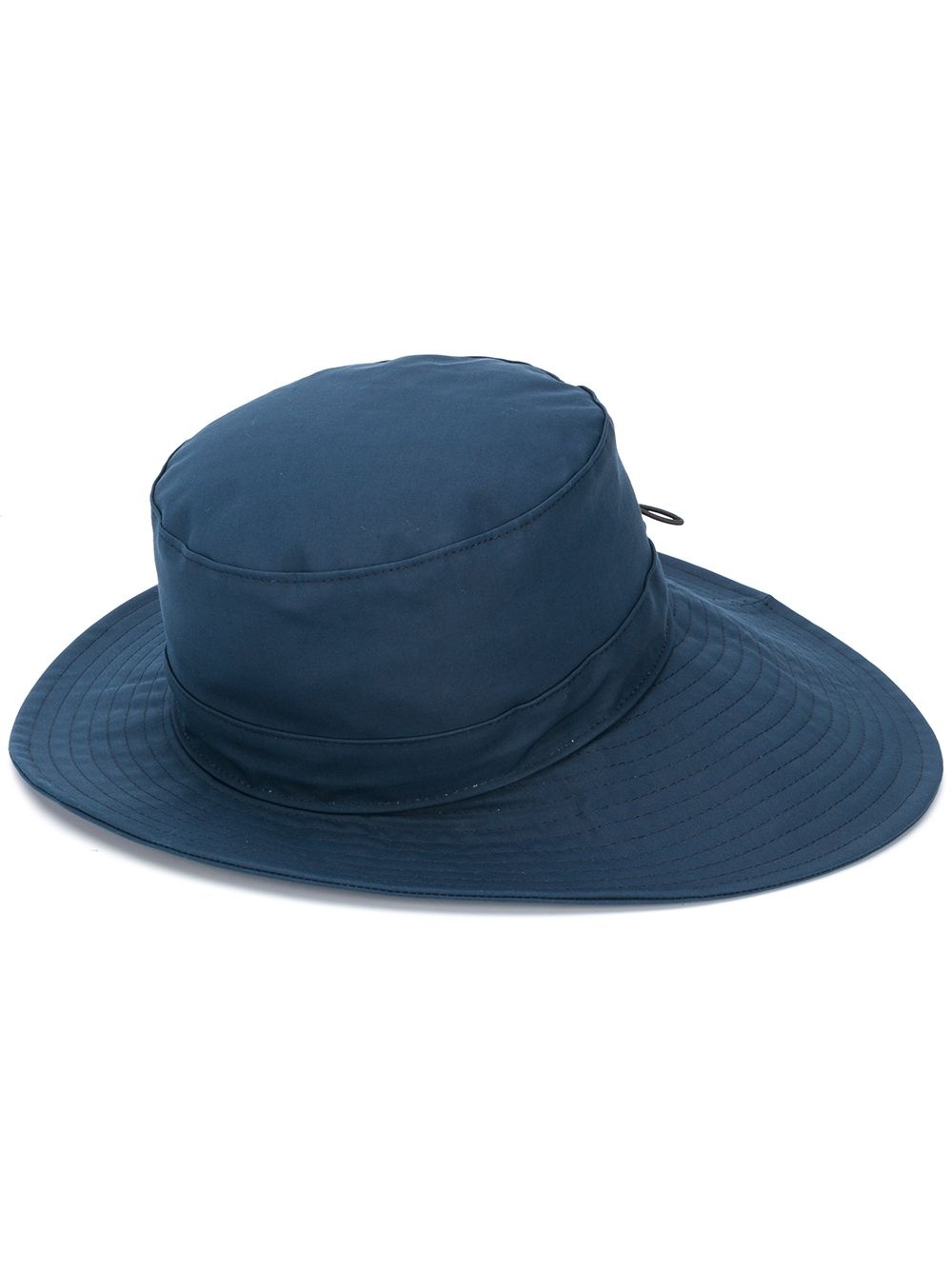 leather patch sun hat - 1