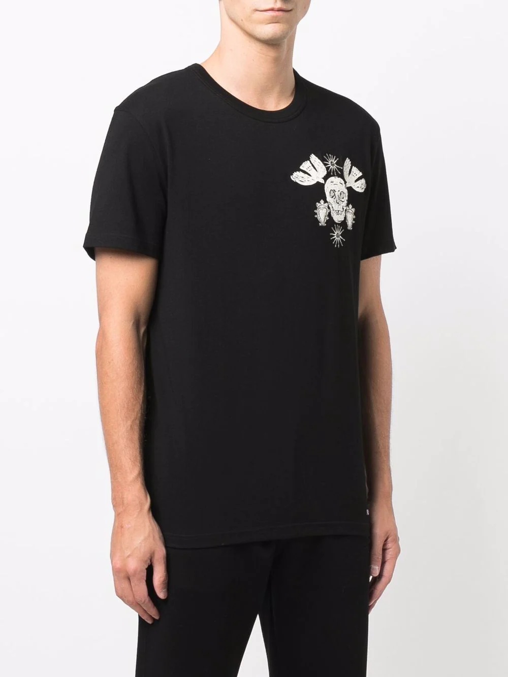 skull-print cotton T-shirt - 3