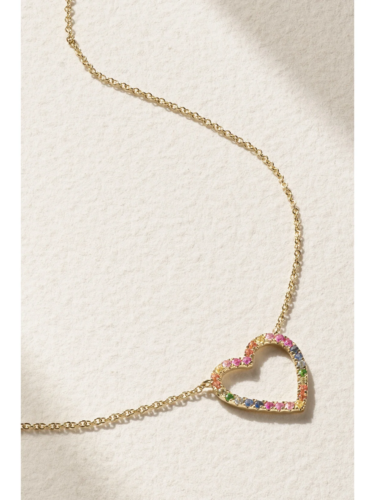 14-karat Gold Sapphire Necklace - 1