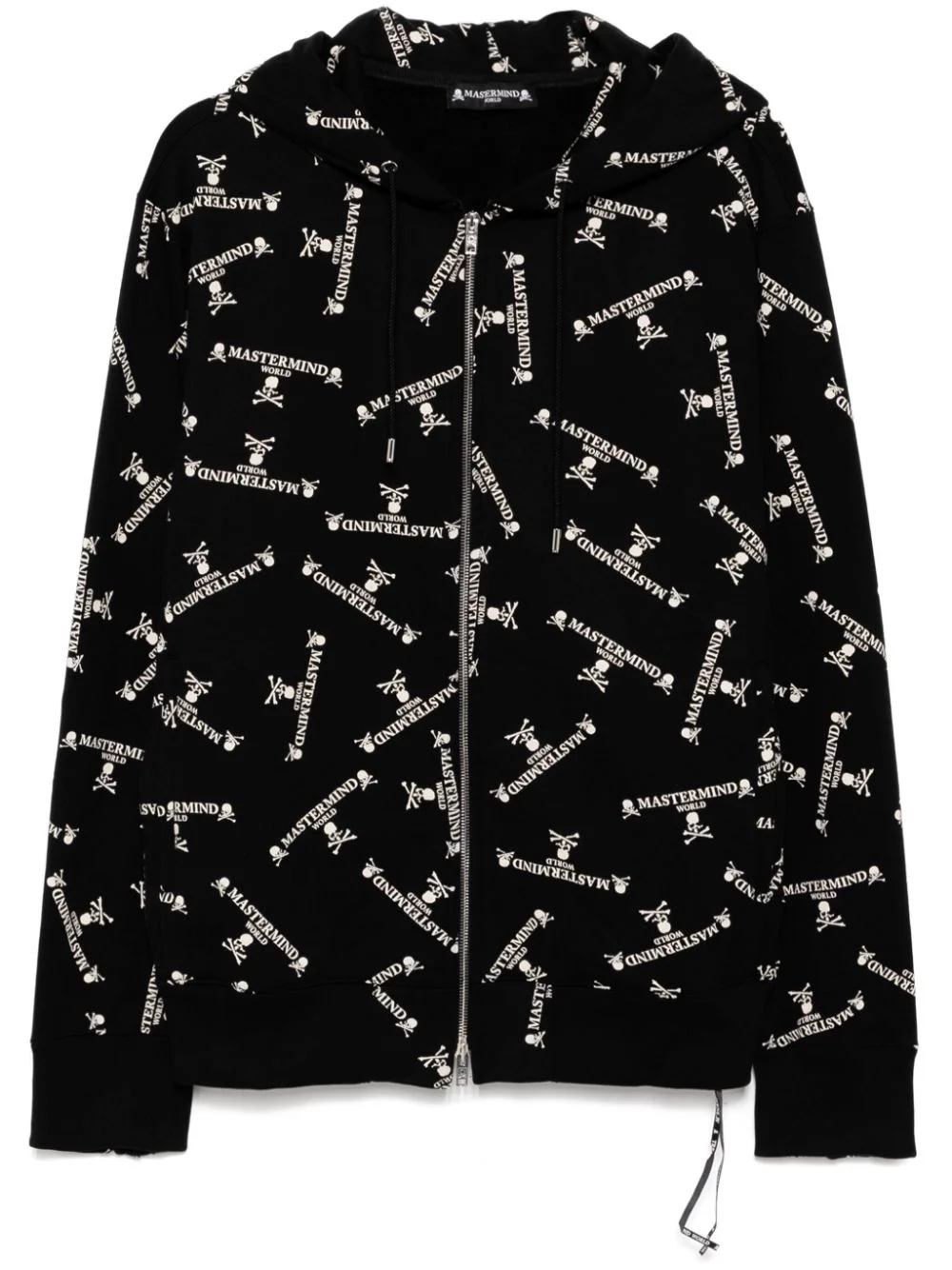 monogram zip hoodie - 1