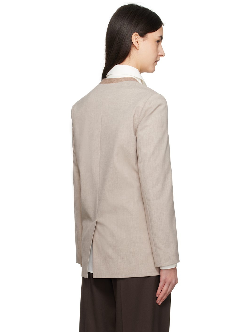 Taupe Tailoring Blazer - 3