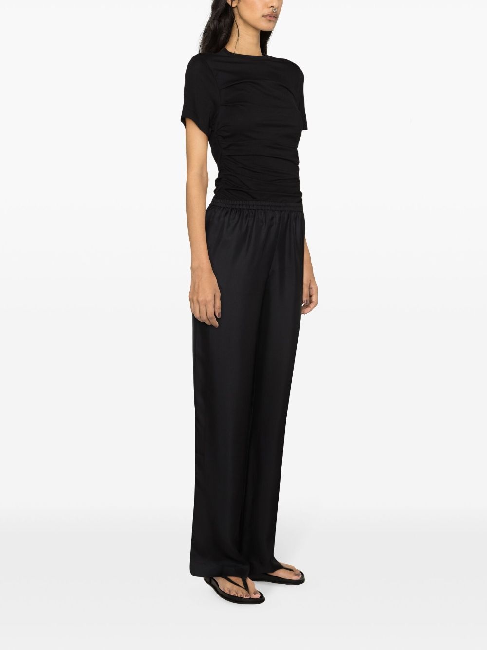 Alera wide-leg silk trousers - 3