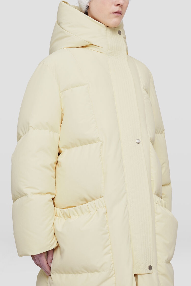 Quilted Down Coat - 5