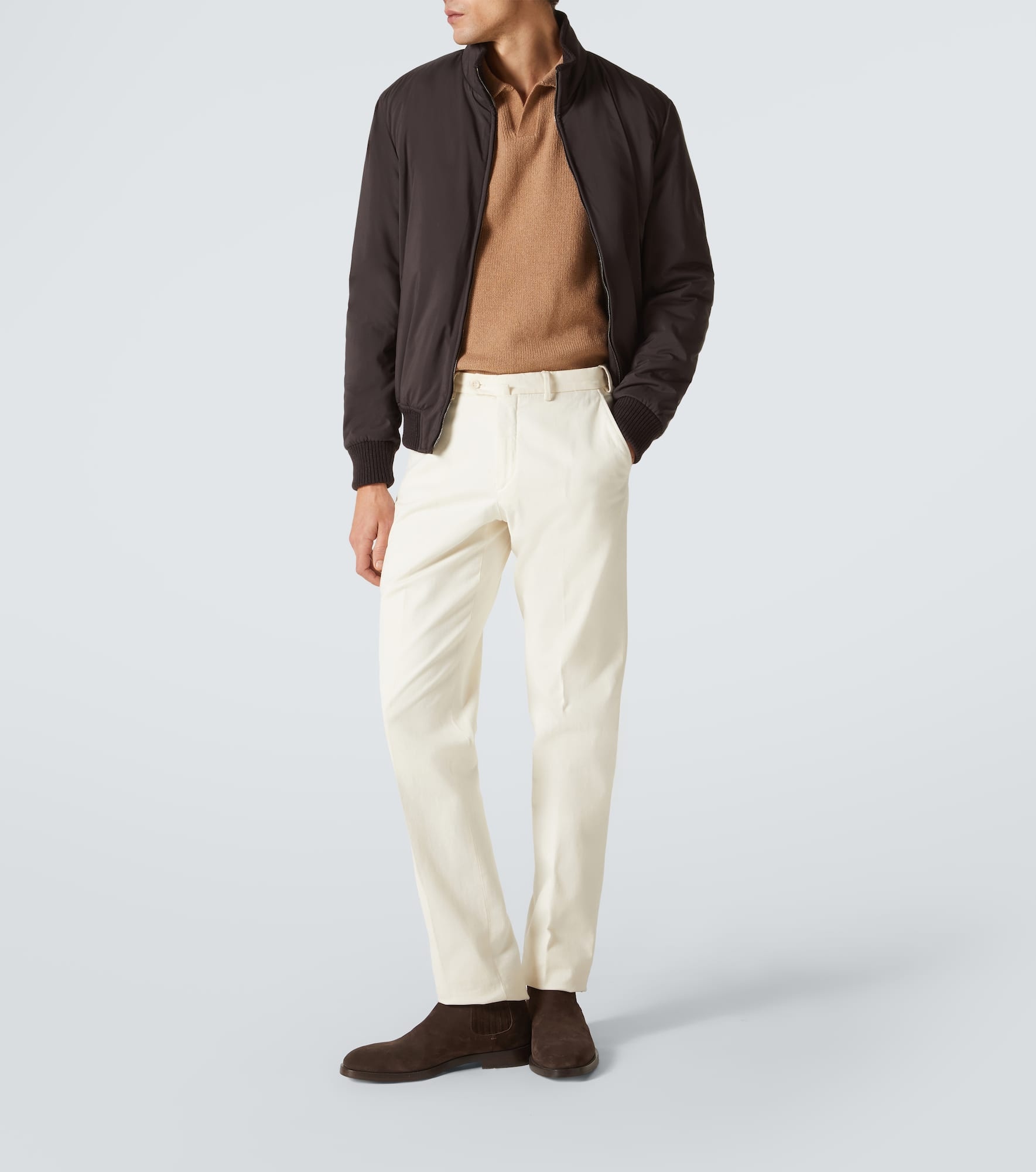 Cashmere polo sweater - 2