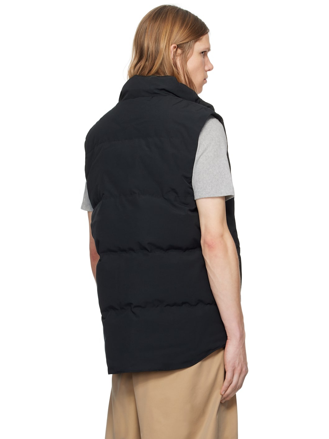 Black 'Black Label' Garson Down Vest - 3
