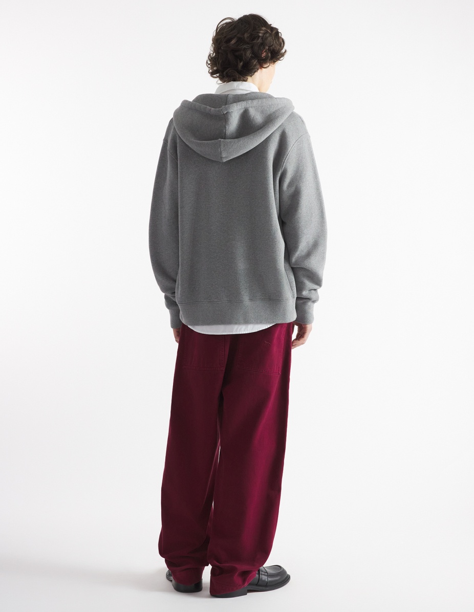 BOLD FOX HEAD PATCH COMFORT ZIPPED HOODIE - 5