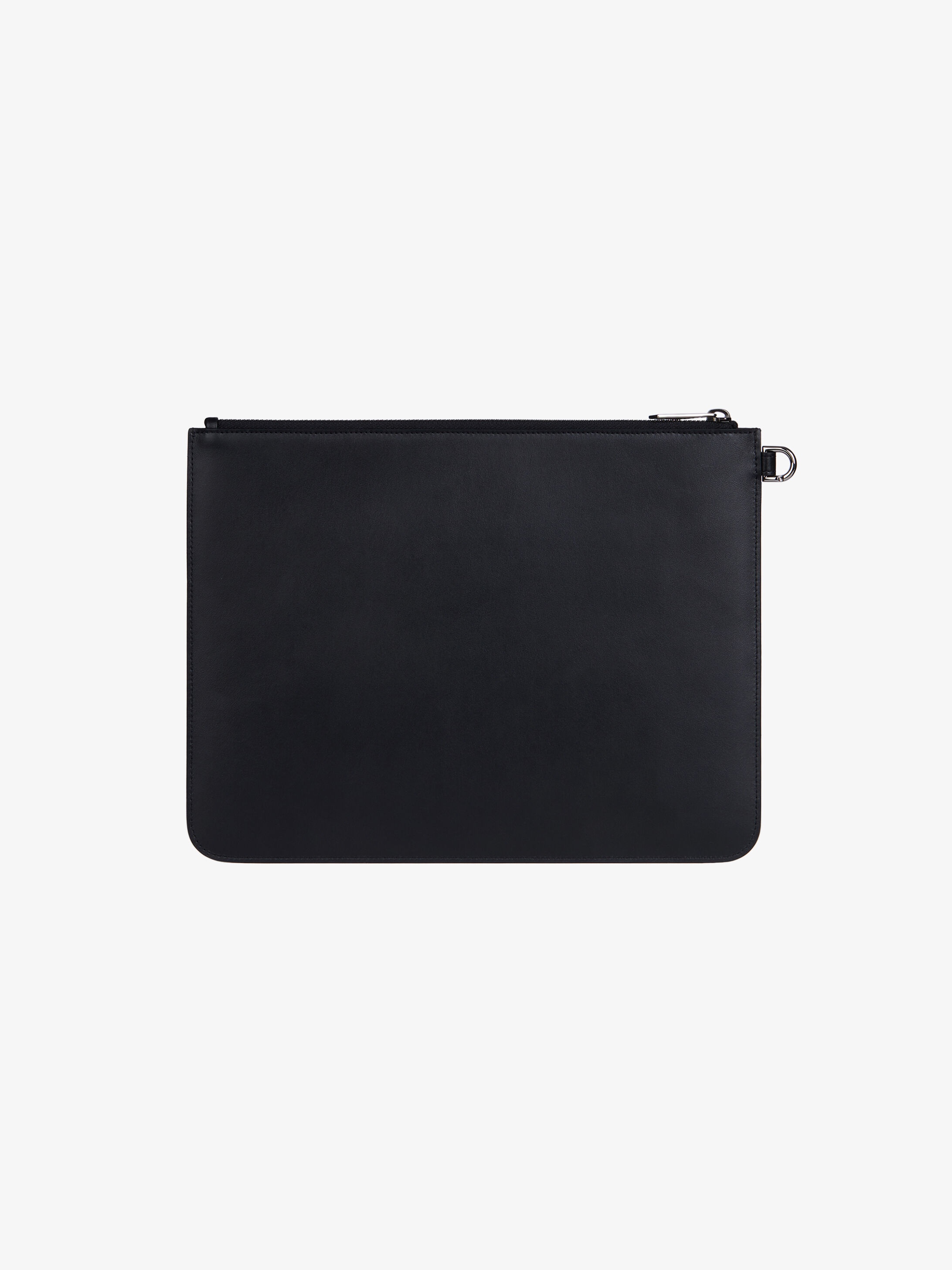 GIVENCHY Refracted large zipped pouch in leather - 3