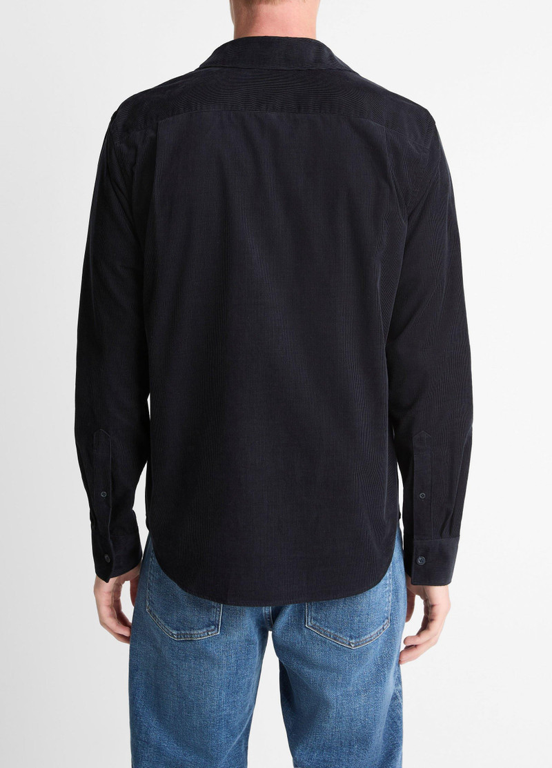 Vince Italian Cotton Corduroy Button-Front Shirt outlook