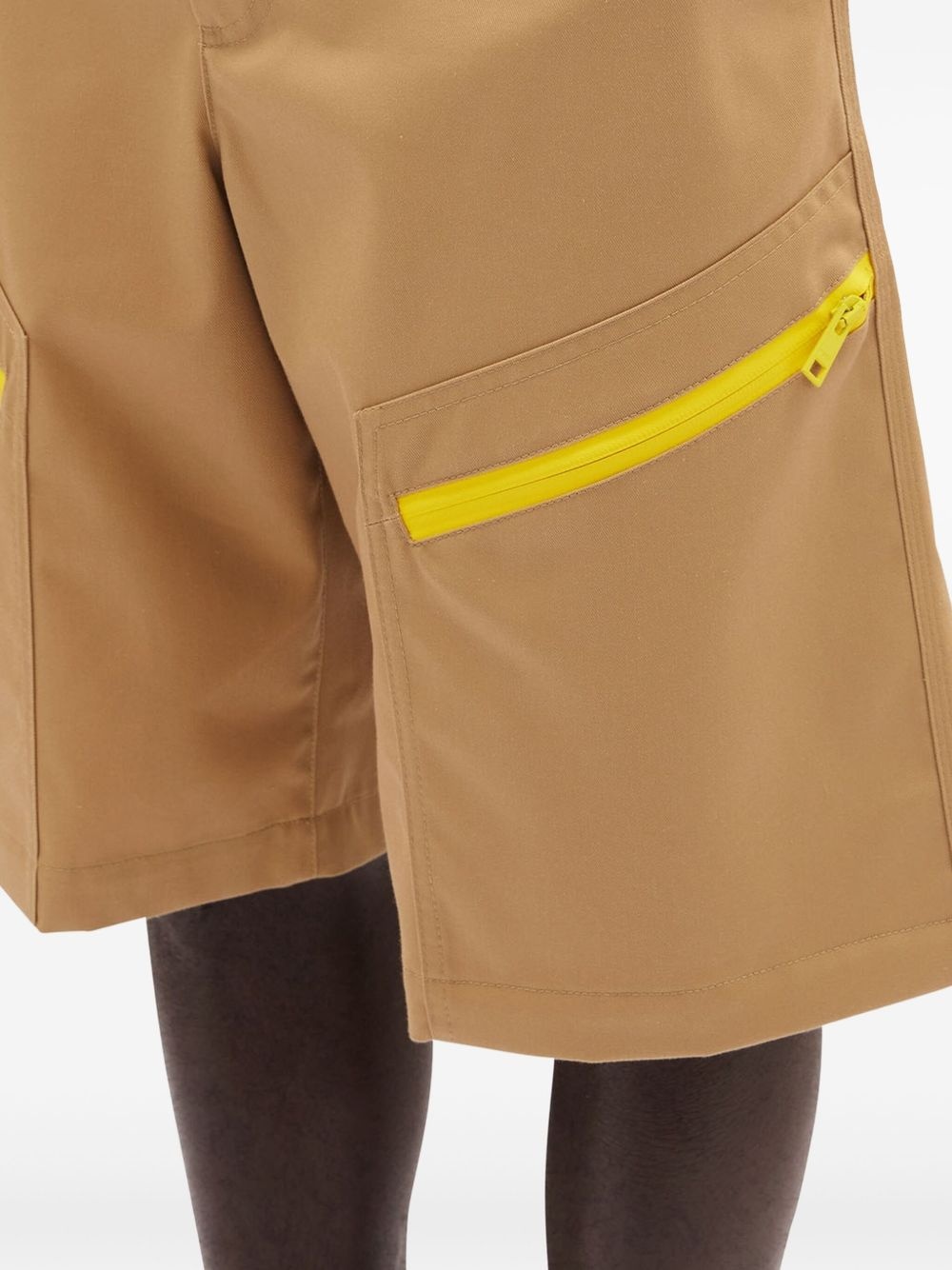 contrasting-trim shorts - 5