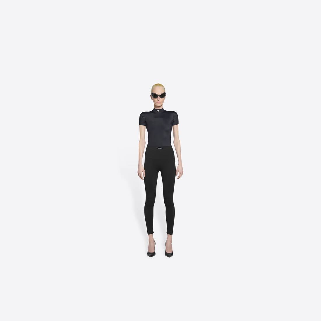 Women's Athletic Leggings  in Black - 2