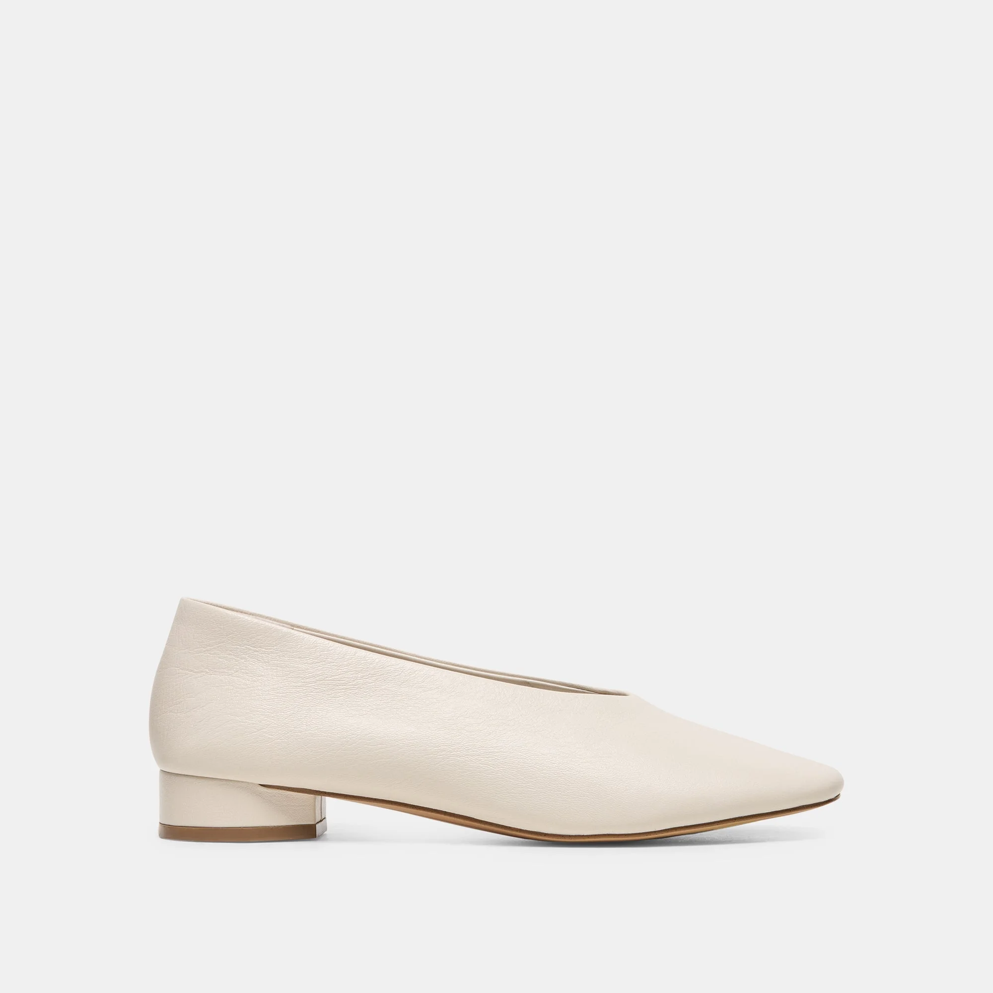 ANDEY BALLET FLATS BONE LEATHER - 1