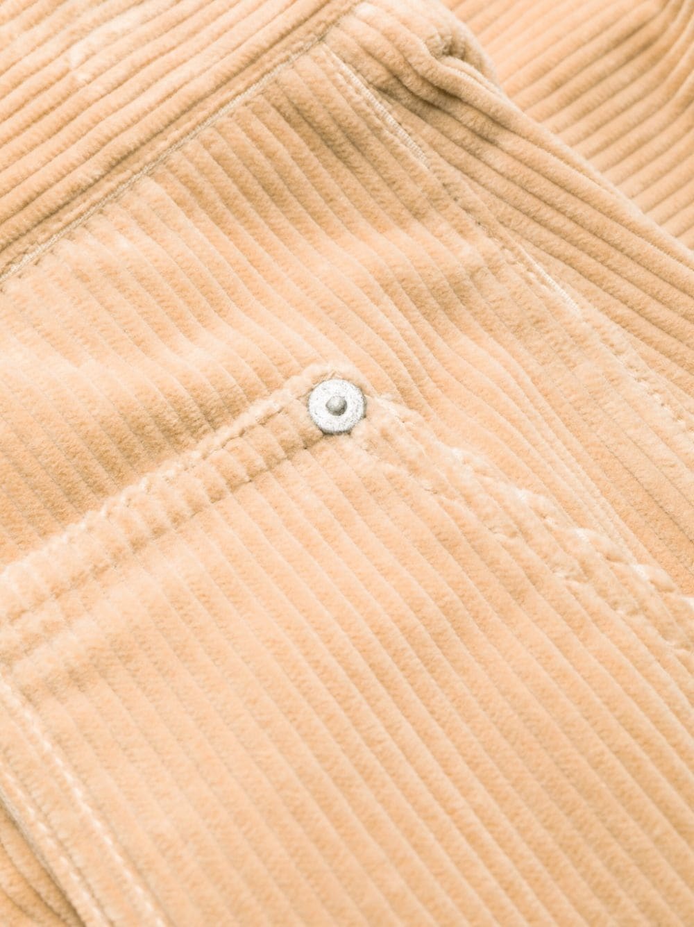 corduroy cotton cargo trousers - 6