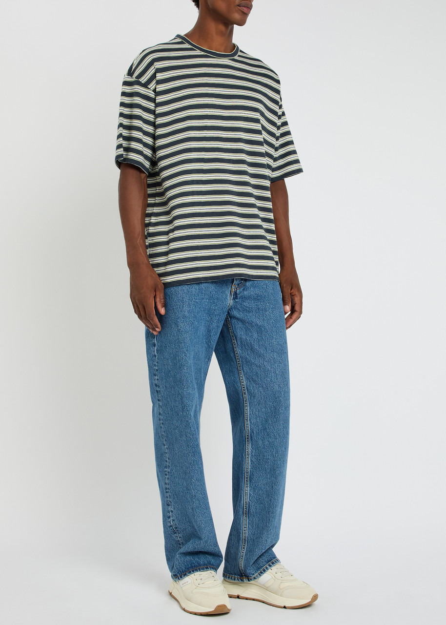 Ymc Striped Cotton-knit T-shirt - 4