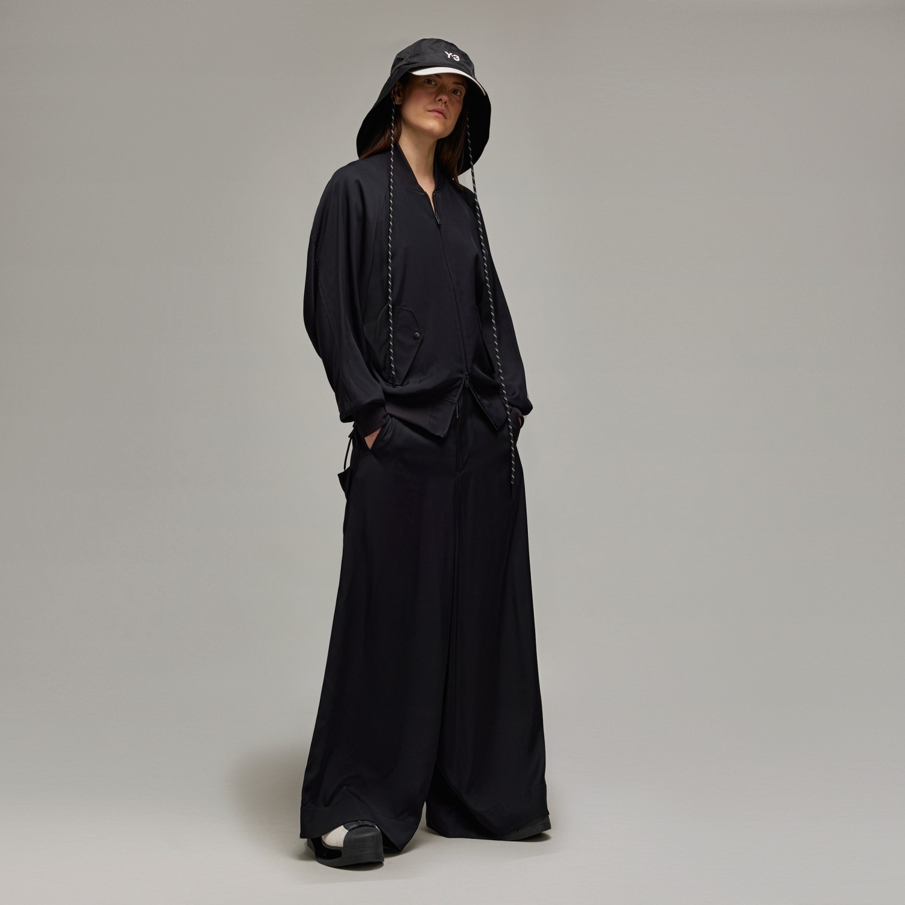 Y-3 Rayon Twill Wide Pants - 5
