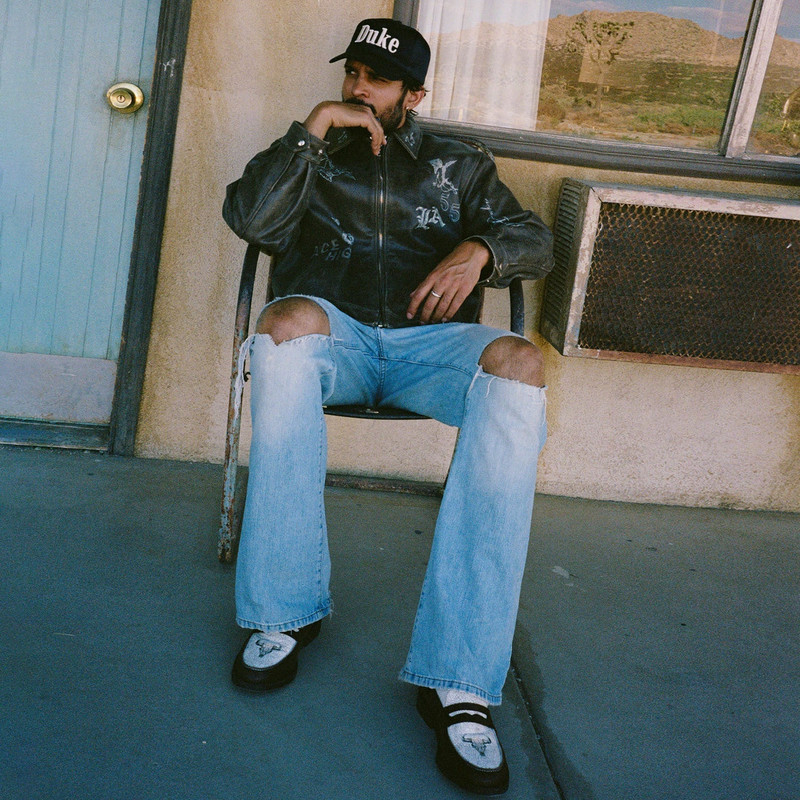 DUKE + DEXTER Wilde Cracked Bison Skull Penny Loafer - Men's outlook