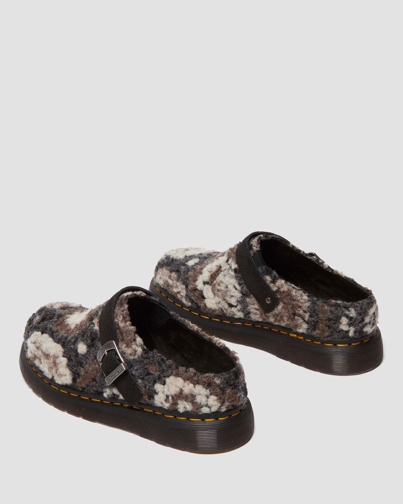 Isham Crochet Wool Suede Mules 9