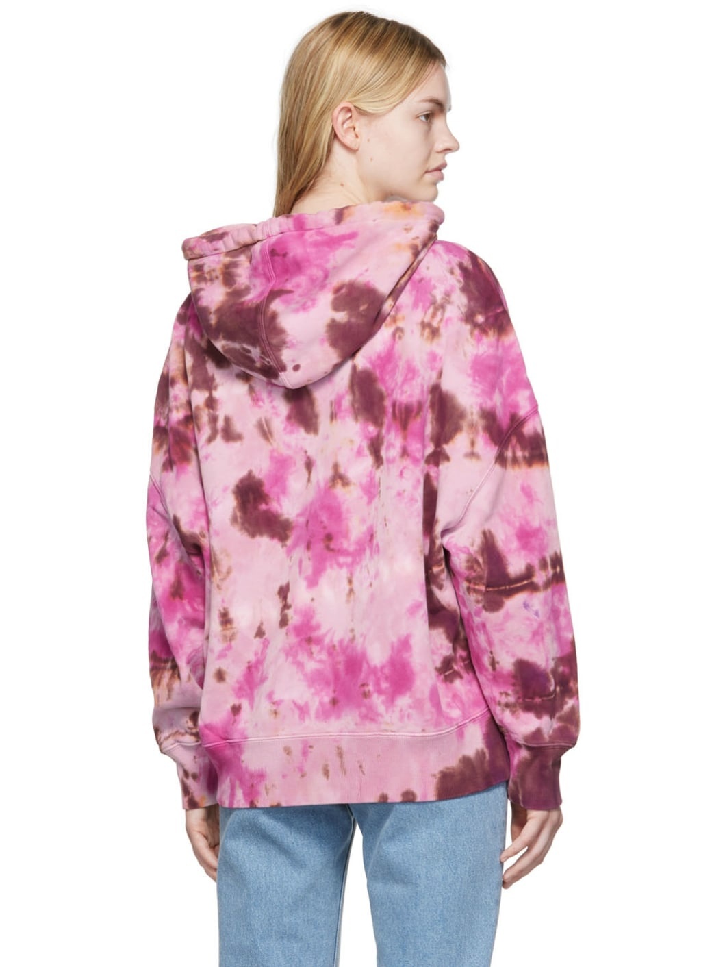 Pink Cotton Hoodie - 3