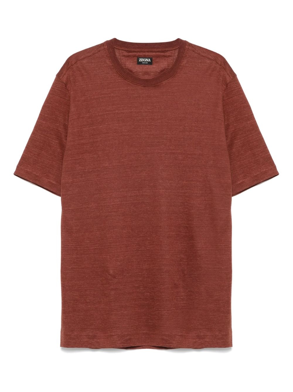 linen short-sleeve t-shirt - 1