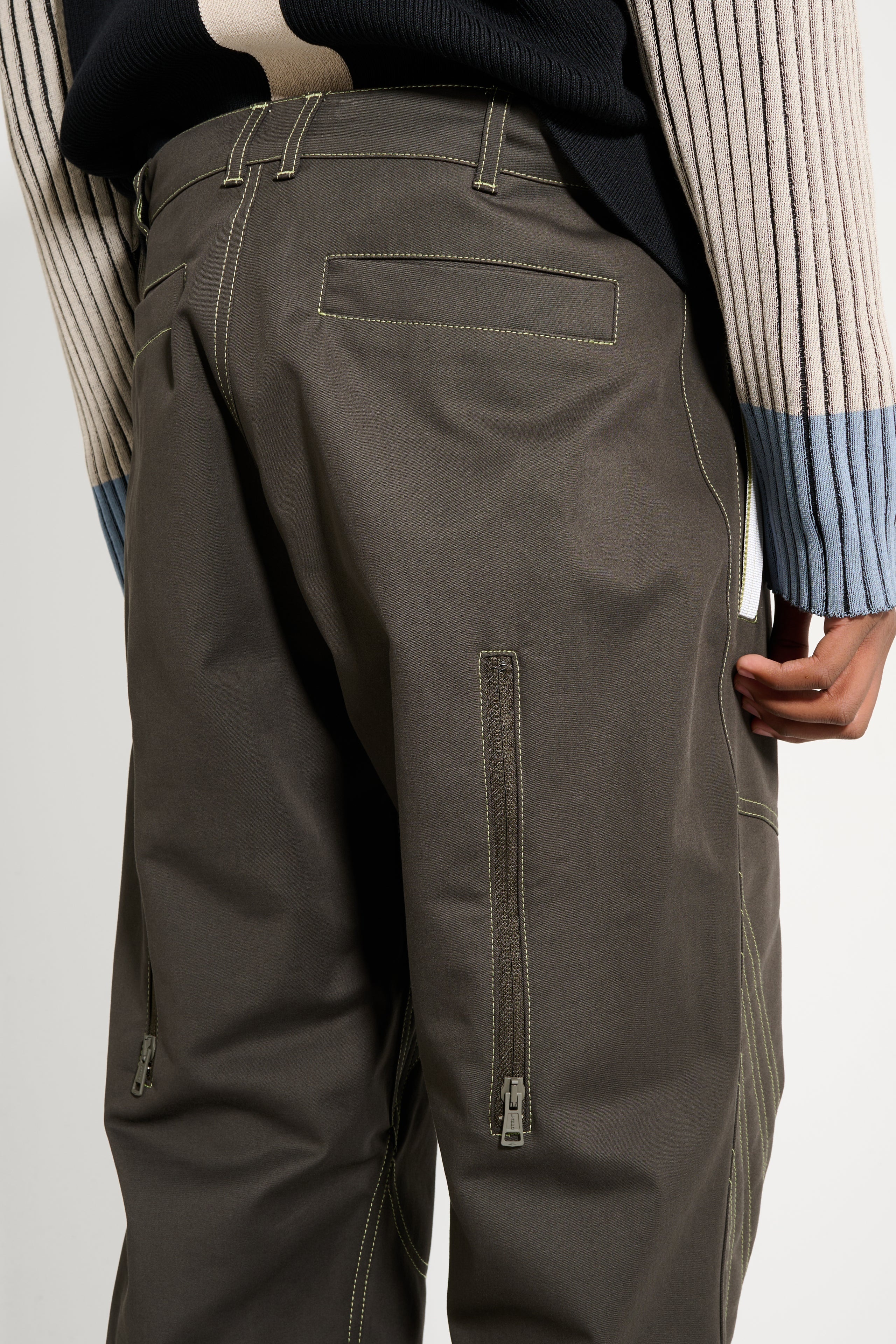 KIKO KOSTADINOV SOLIX ZIP TROUSER JAVA BROWN - 6