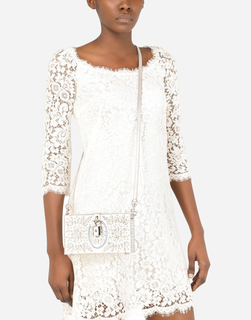 Dolce & Gabbana Acrylic glass and lace Dolce Box clutch outlook