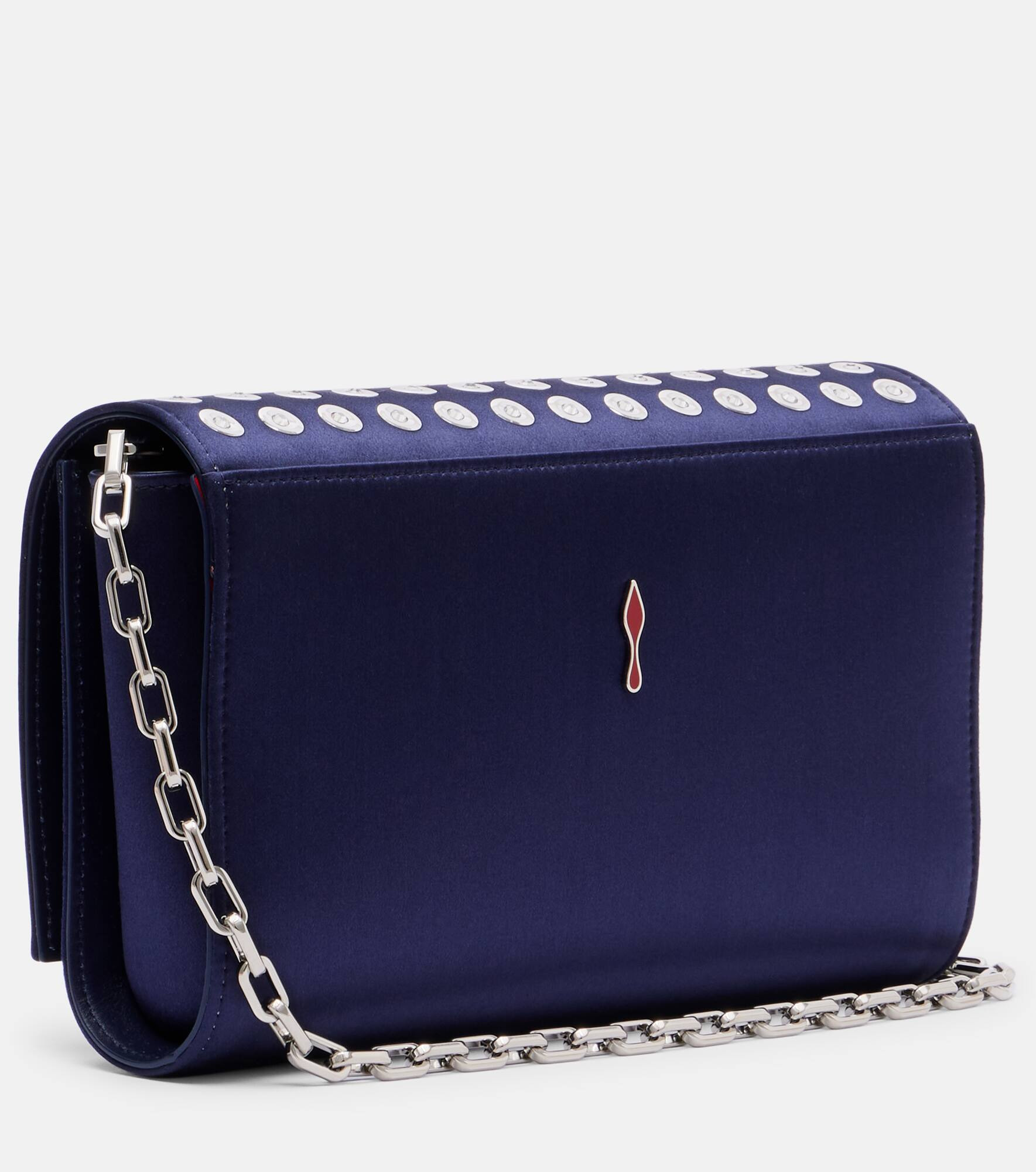 Paloma Small satin crêpe clutch - 4