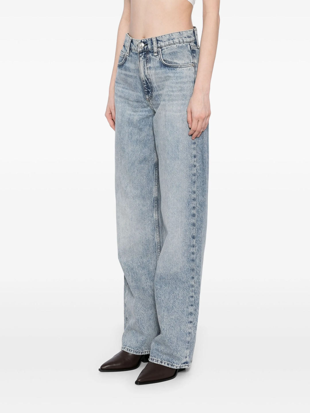 Shea High-Rise Relaxed Straight Leg Jeans - 3