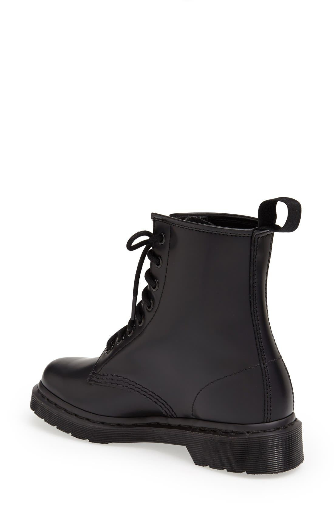 Dr. Martens 1460 Mono Boot in Black Smooth at Nordstrom - 4