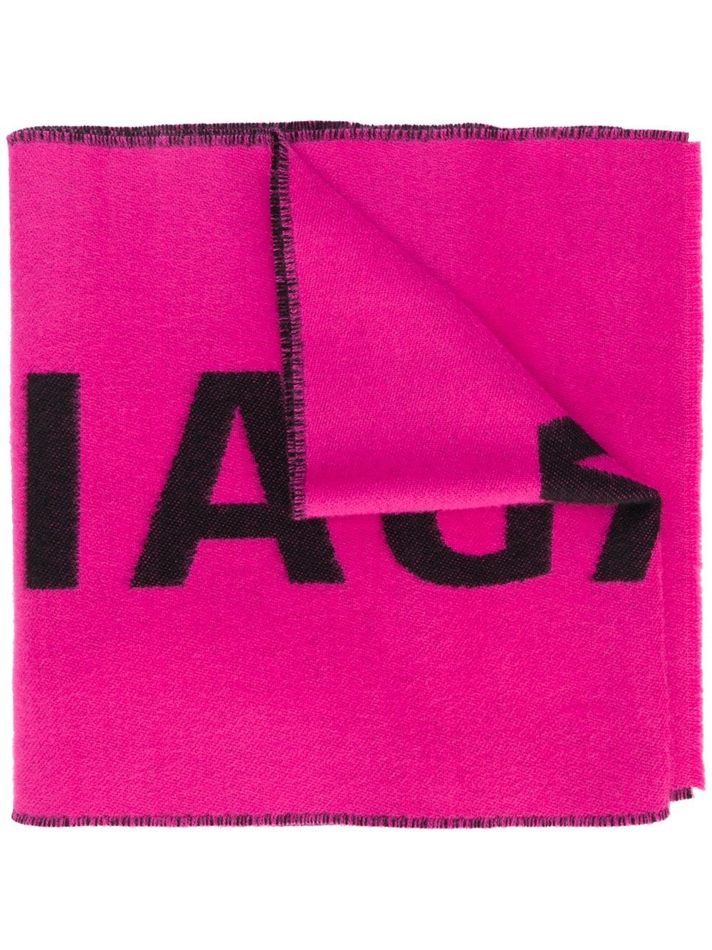 long logo scarf - 1