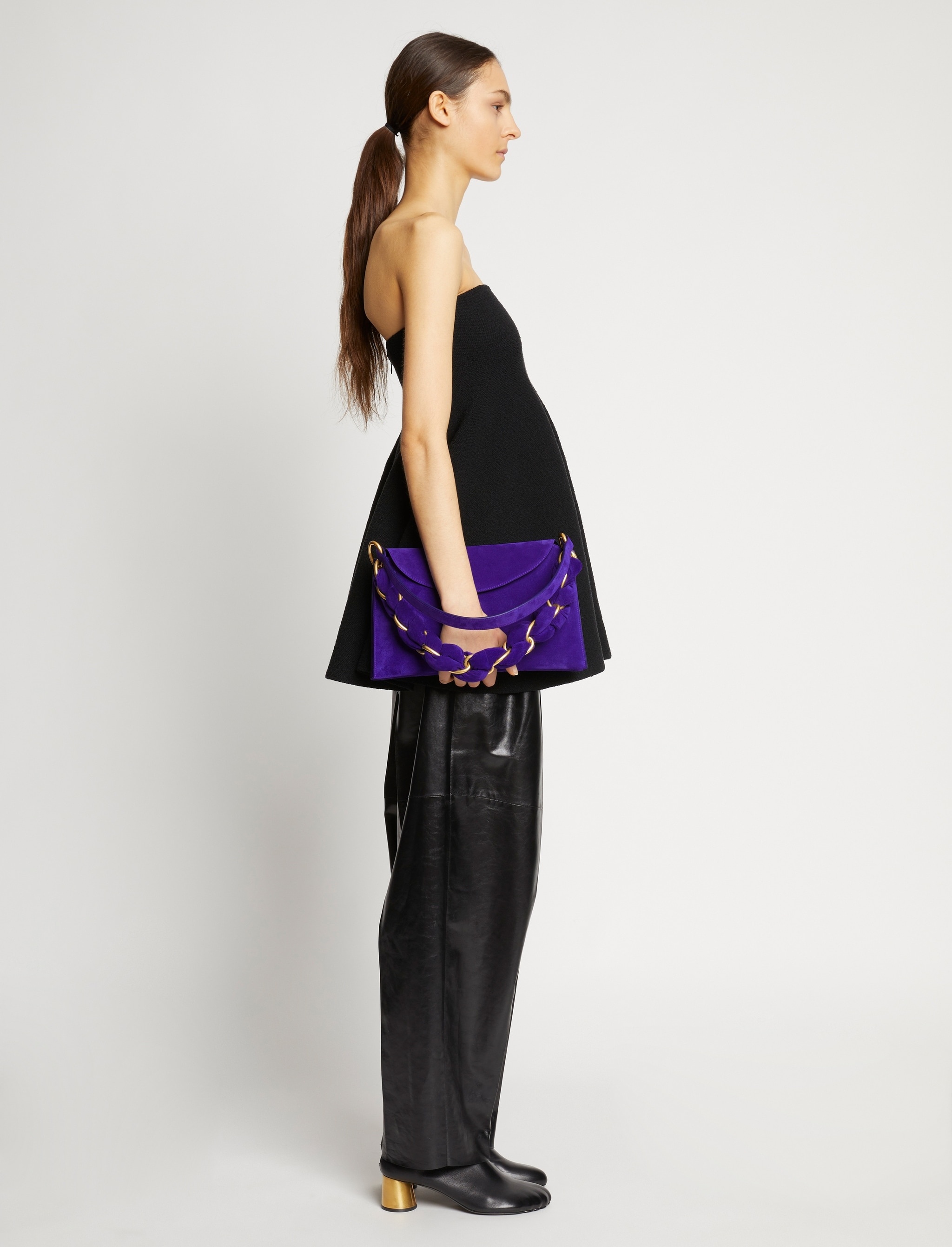Suede Braid Bag - 3