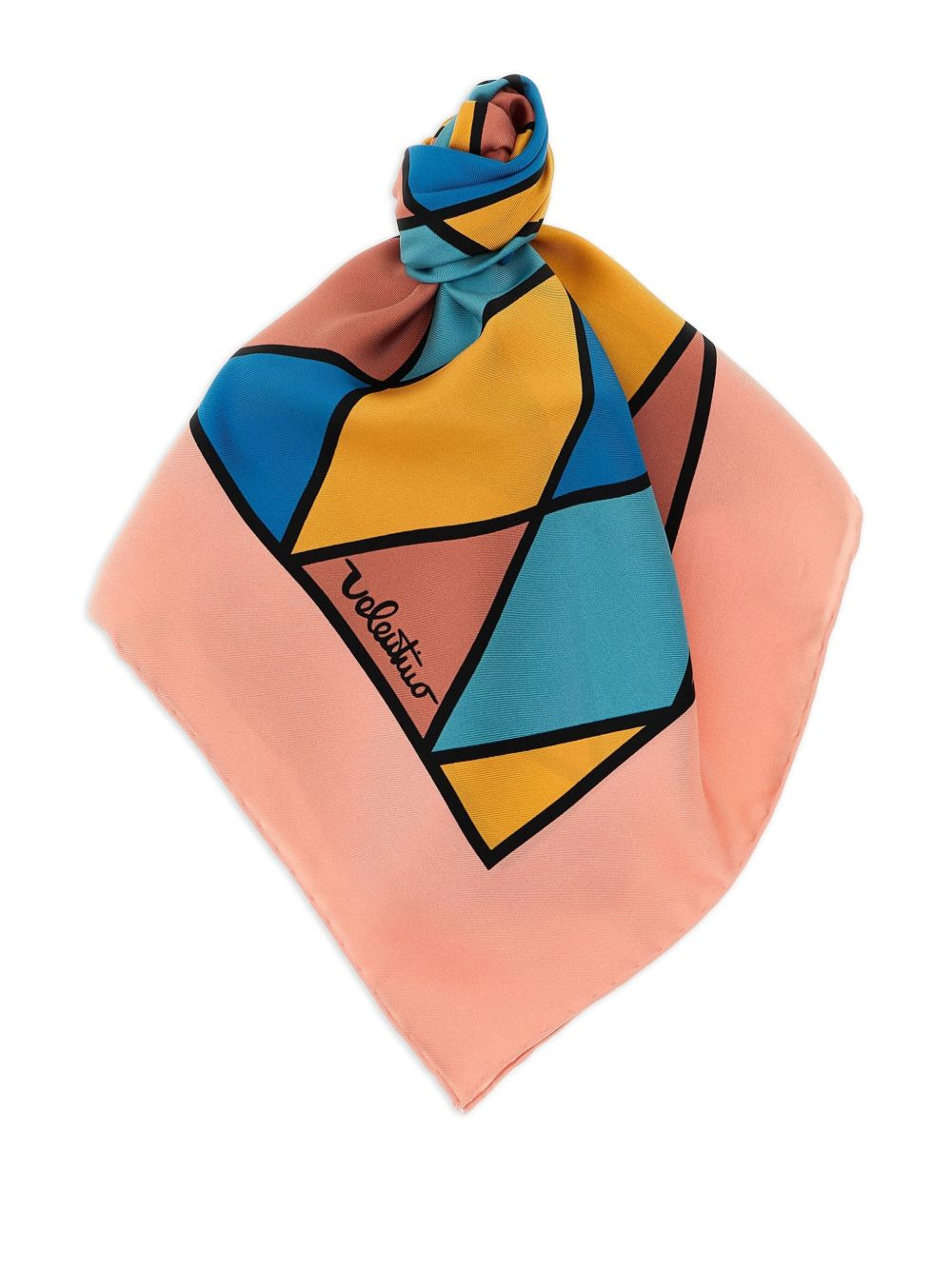 rhombelle-print scarf - 1