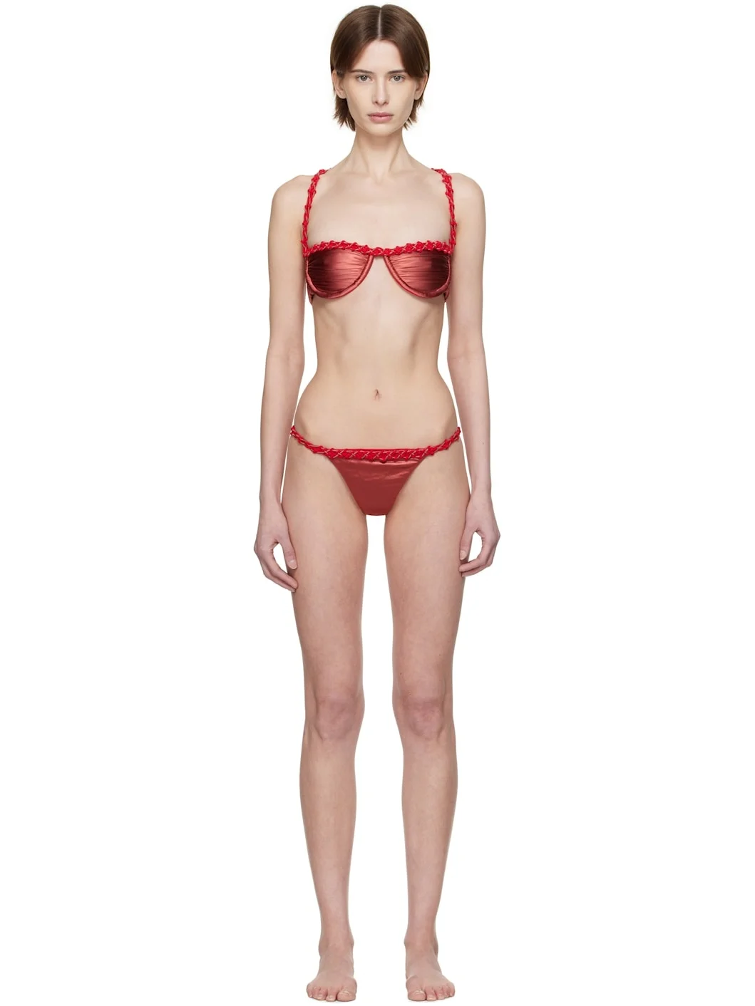 SSENSE Exclusive Red Challenger Bikini - 1