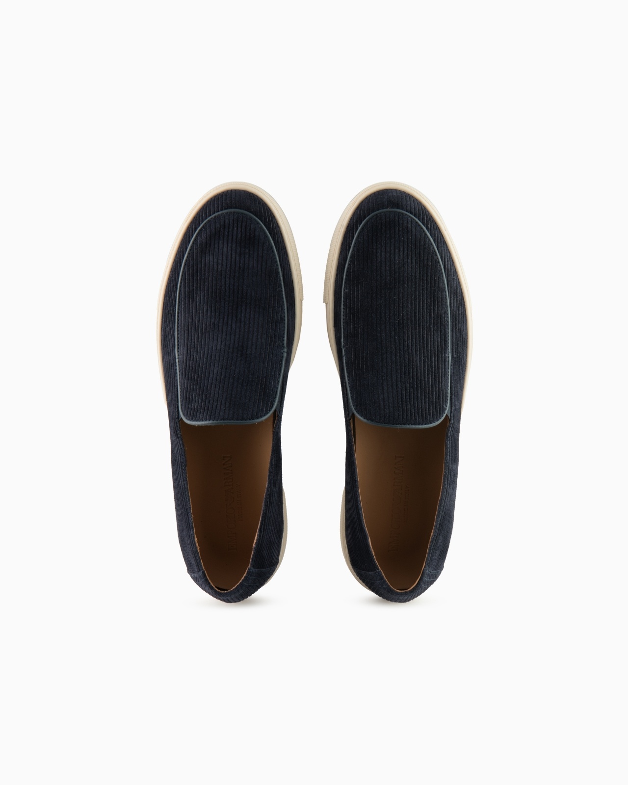 MULTI-STRIPED SUEDE SLIP-ONS - 3