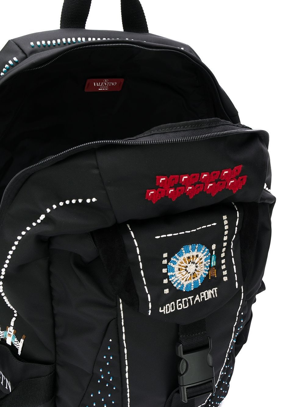 patchwork functional backpack - 5