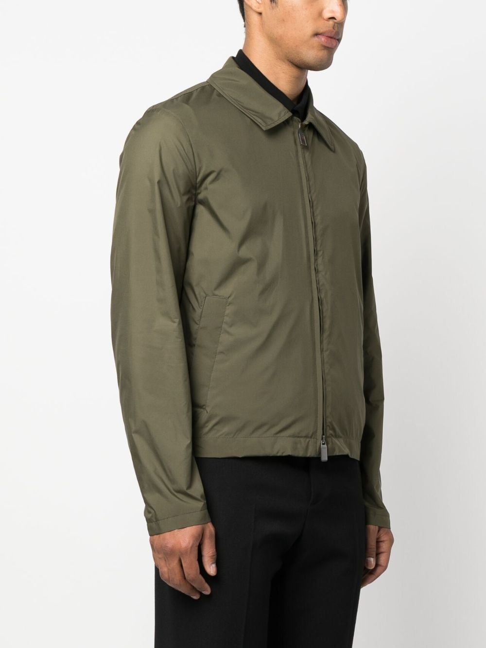 plain lightweight jacket - 3