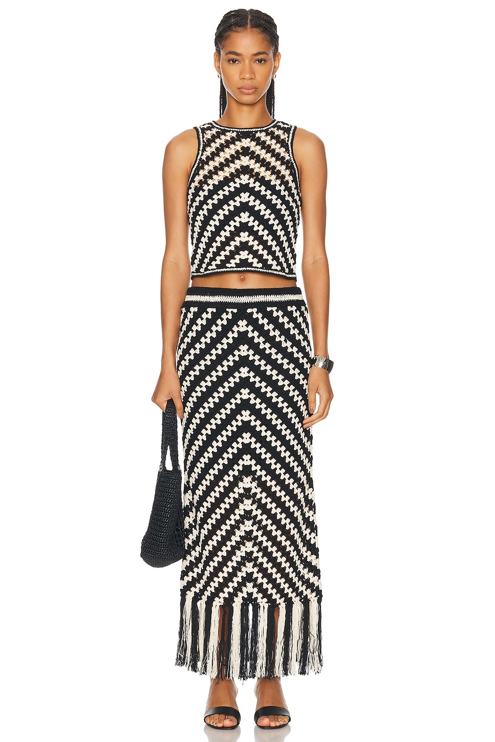 ZIMMERMANN 4140WSS255TEBLBOFL 関税送料込 Rhiannon Frill Asymmetric Tank Parchment Online | Zimmermann
