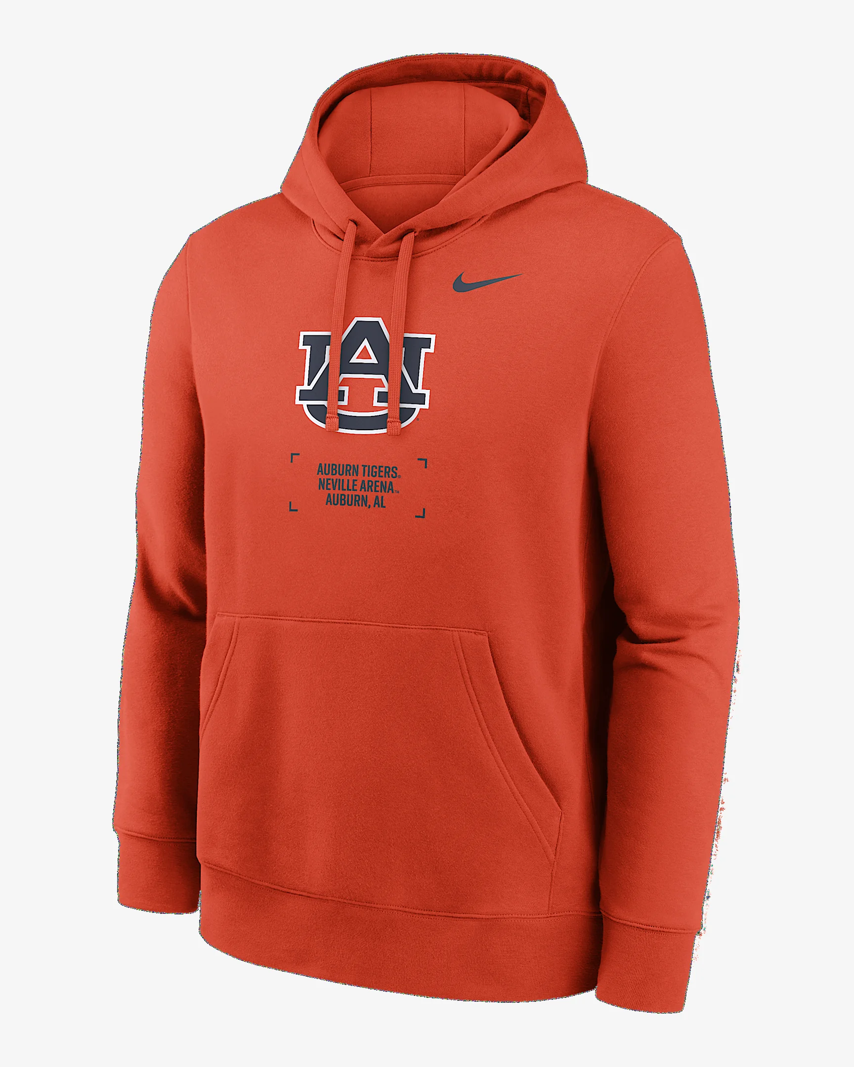Auburn Club Basketball 2-Hit Men's Nike College Pullover Hoodie - 1